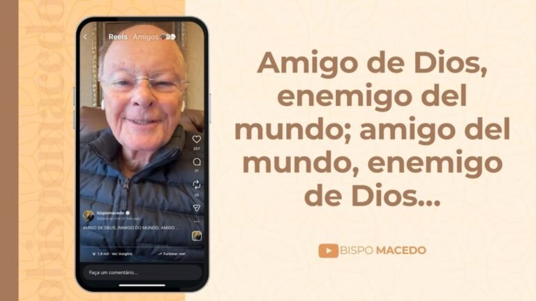 Amigo de Dios, enemigo del mundo; amigo del mundo, enemigo de Dios…