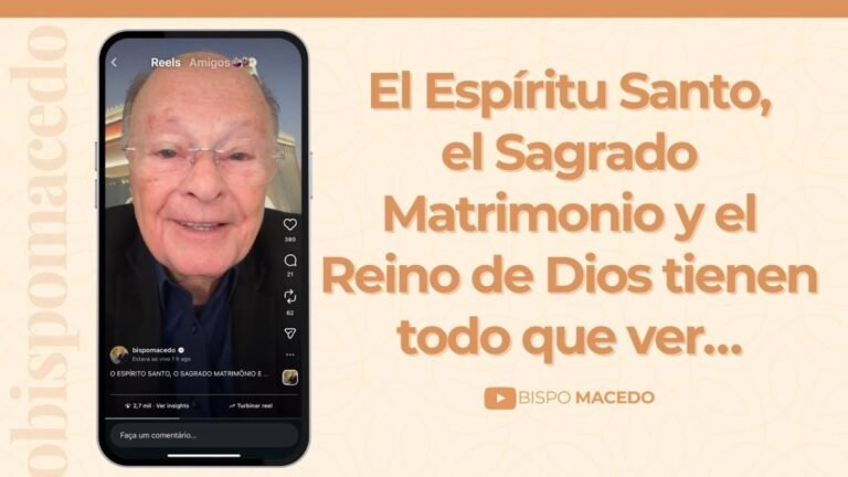 El Espíritu Santo, el Sagrado Matrimonio y el Reino de Dios tienen todo que ver…